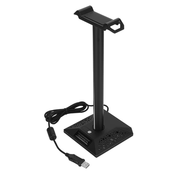 Ljus effekt Touch Headsetfäste Dimning RGB med dubbla USB-gränssnitt 3,5 mm ljud