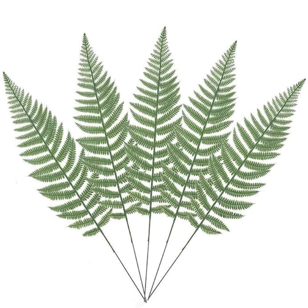10 stk. kunstig fyrregren - kunstige cypressblade - realistiske plastblade - nem vedligeholdelse - alsidig kunstig plantedekoration til hjemmet
