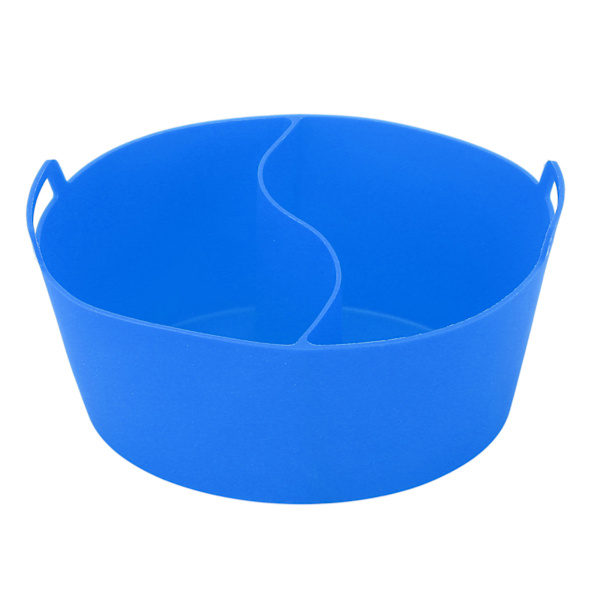 Slow Cooker Liner Mat i matkvalitet silikon, lekkasjesikker, gjenbrukbar, varmebestandig grytedeler liner blå