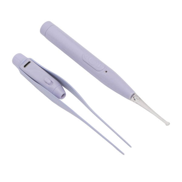 Ørevoksfjerner Multifunktion Blød LED-belysning Sikker USB Genopladelig Visual Ear Cleaner til babybørn