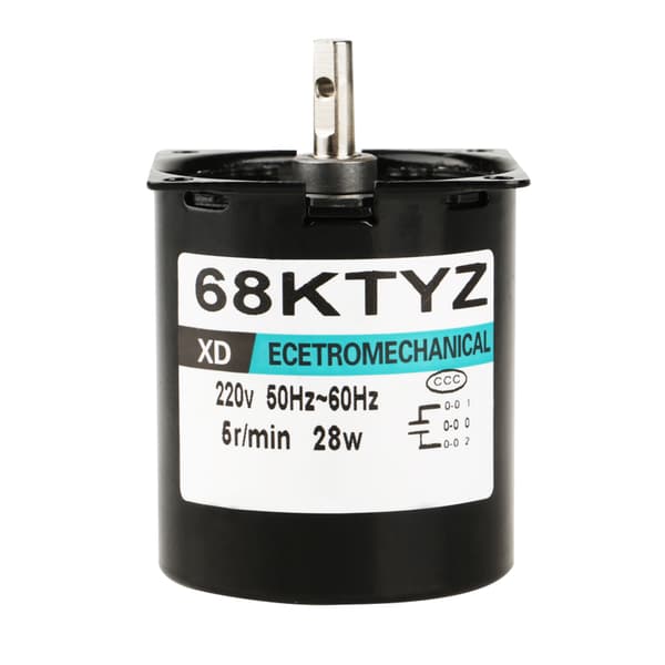 AC220V 28W Miniature Permanent Magnet Synkronmotor CW/CCW (5rpm)