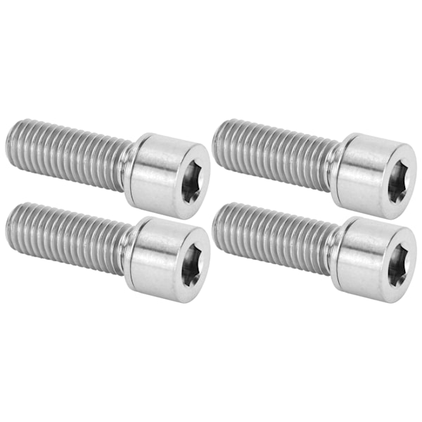 4 stk sykkelstyre-stammebolter Skrue Sykkel Titanlegering Stamme Innvendige sekskantskruer M7x20mm Titanfarge