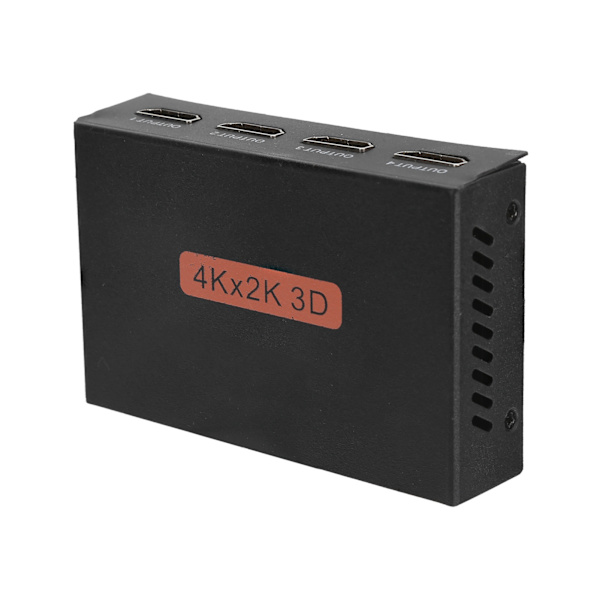 High-Definition Multimedia Interface -jakaja 4Kx2K Monitor Splitter Video Adapter Wide Voltage 100-240VEU-pistoke