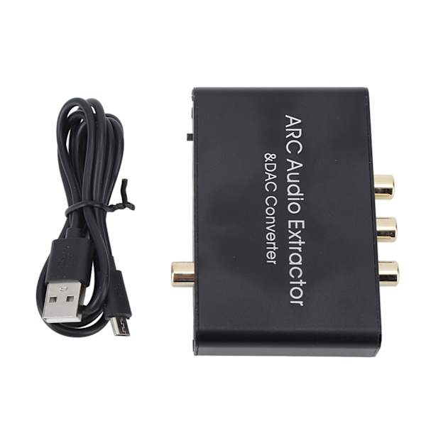 Audio Return Channel DAC Audiokonverter ARC Audio Extraktor DAC Konverter mit Lautstärkeregelung