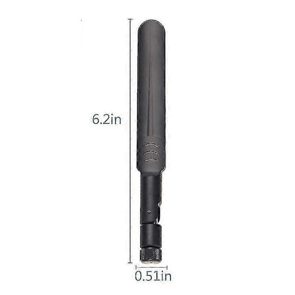 Wifi Antenne Dual Band 2.4ghz 5ghz 5.8ghz 8dbi Sma Hann Antenne (2-pakning) For Trådløst Ip Kamera Videoovervåking