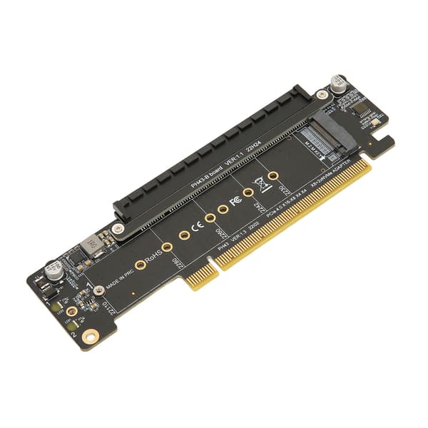PCIE X16 Expansionskort M.2 NVMEx2 Stöder PCIE4.0 Pcie X16 till X8 X4 Split Expansionskort
