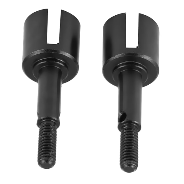 2kpl alumiiniseosmetallipyörän akseli HIMOTO 1/10 E10MTL/E10MT/E10BP RC-autoosalle (musta)