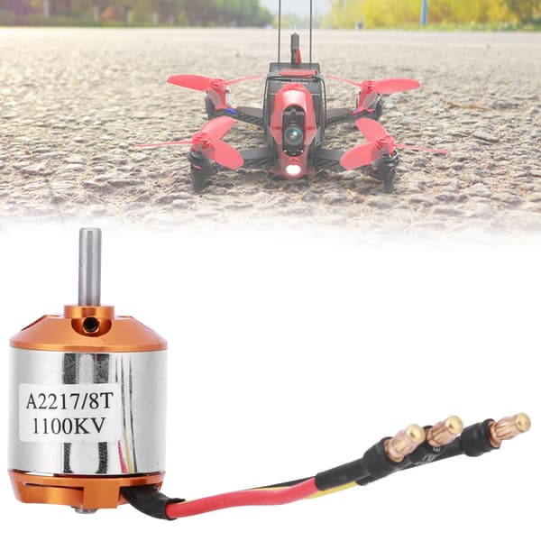 A2217 Børsteløs Motor til RC Fastvingede Quadcopter Drone Dele Tilbehør A2217 1100KV