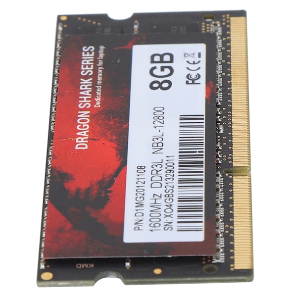 DDR3L RAM Slim alumiini korkea suorituskyky DDR3L-1600MHz NB3L-12800 kannettava muisti 8GB