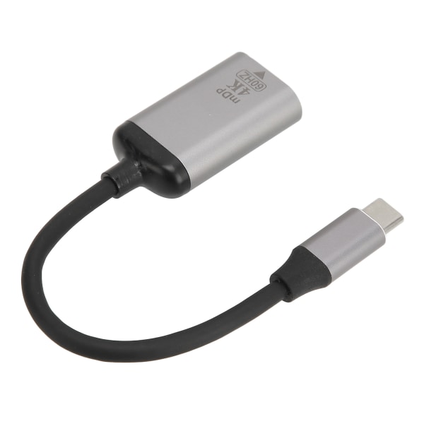 USB C - DisplayPort -sovitin 4K 60 Hz alumiiniseoksesta Plug and Play USB C - Mini DP -sovitin kannettavalle puhelintabletille