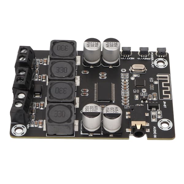 Digital forstærkerkort 12V-28V DC Dual Channel 45W Bluetooth forstærker DIY modul til højttaler