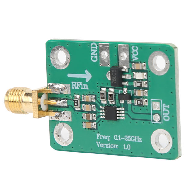 Logaritmisk Detektormodul RF Signal Log Output Effektmåler 0.1-2.5GHz Controller
