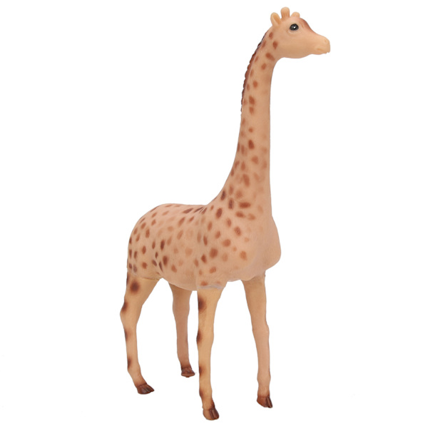 Simulerad Giraff Modell Barn Söta Djur Figur Leksak Hem Dekoration Födelsedagspresent Mjuk Plast Giraff