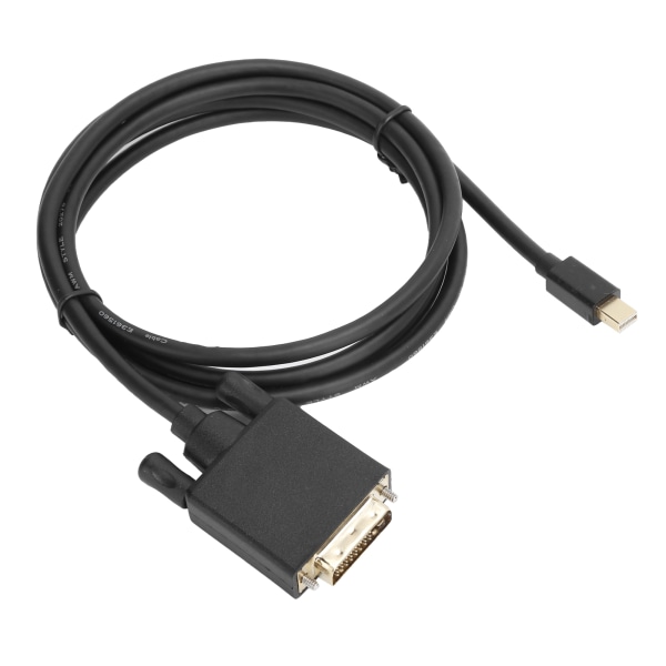 Mini DP till DVI-kabeladapter Kopparledare 4K 1080P med ABS-hus1,8m/5,9ft