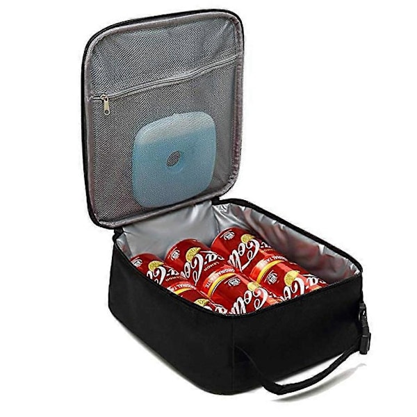 Lunchlåda för barn, isolerad mjuk väska, mini kylväska, termisk matkasse för flickor, pojkar, vuxna, isoleringsväska med förtjockad aluminium F