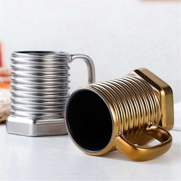 Sjovt Skruedesign Kaffekrus Keramiske Kaffekopper C