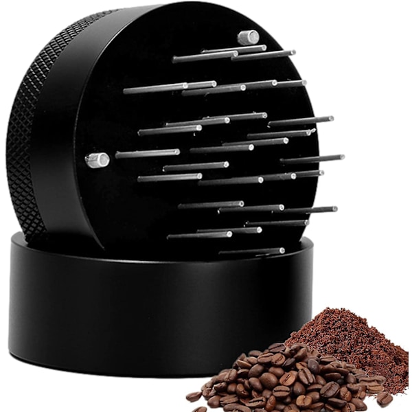 Kaffedispenser, 53mm Espresso Leveler Verktyg Professionell Espresso Utjämningsverktyg med Skyddskåpa Barista Tillbehör