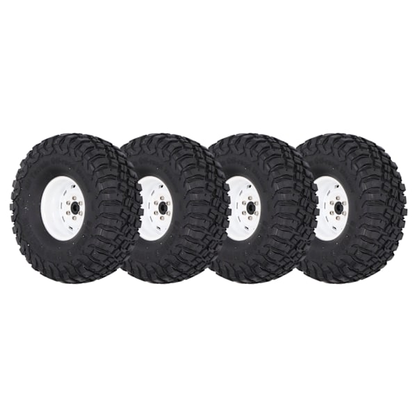 4 st RC-däck 1,9 tum bredd 10 hål RC gummihjul uppgraderingstillbehör för SCX10 1/10 RC-bil