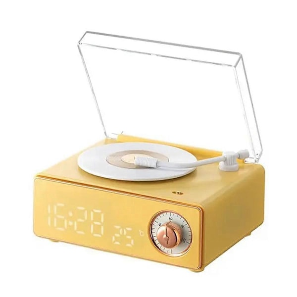 Uusi retro levysoitin herätyskello audio kaiutin
