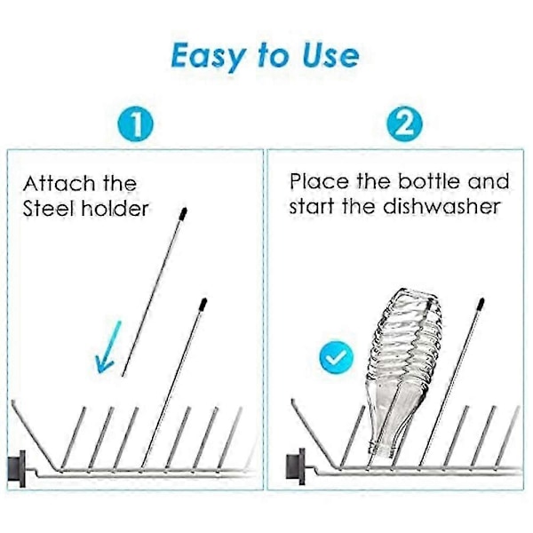 Diskmaskinsinsats kompatibel med SodaStream Crystal Duo Flaskhållare 5ST