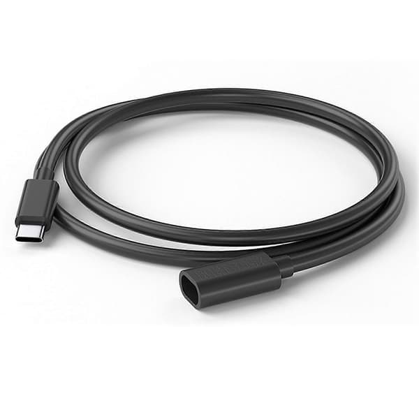 Værbestandig USB C-strømforlengelse for alle utendørsapplikasjoner Black-1m