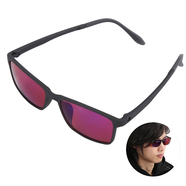 Färgblindhet Korrigerande glasögon Unisex Full Båge Färg Svaghet Korrigerande W/ Case