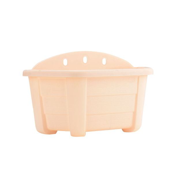 PP Plast Blomkruka Hängande Vägg Blomkruka med krok Harts Planter Heminredning