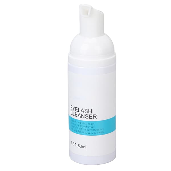Øjenvippesæbe til hjemmebrug og salon, bærbar makeup mascara oliefjerner øjenvippeshampoo til kvinder 50ml