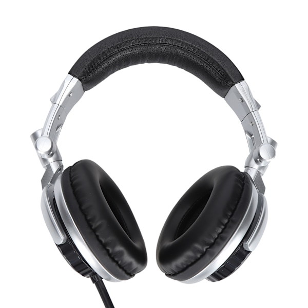 SENICC Headset Hodemontert Hifi Roterende Foldbart Studio Monitor Hodetelefoner for VR Rom Opptak Gaming(Sølv )