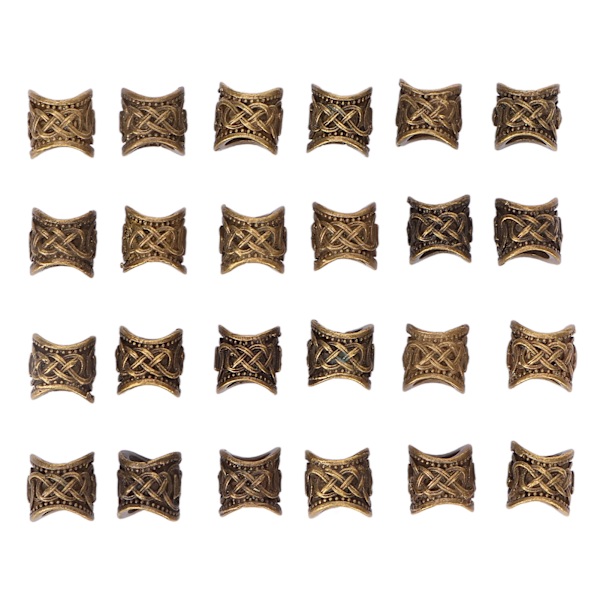 Dreadlocks Perler Legering Hårrør Perler Anheng dekorasjon for hårfletting Halskjede Armbånd Bronse