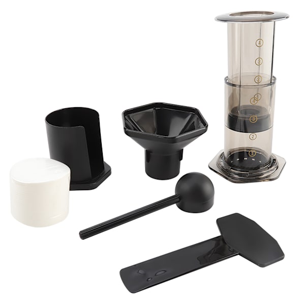 Minikvarn för espressokaffekokare med filterpapper