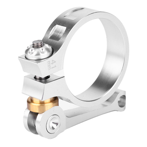 CNC aluminiumlegering Quick Release Cykelsits Rör Clip Cykel Sadelstolps Clamp (silver)