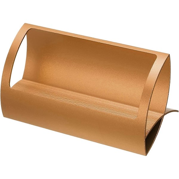 Visitkort Holder, 1 Pakke Aluminium Navnekort Samling Display Stand Organizer til Kontorbord, Blå