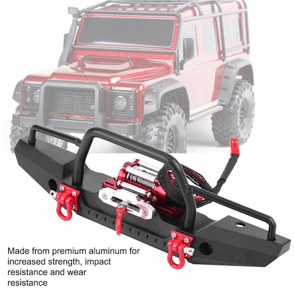 Forkofanger af aluminiumslegering med spil til Traxxas TRX-4 RC-crawler-opgraderingsdel