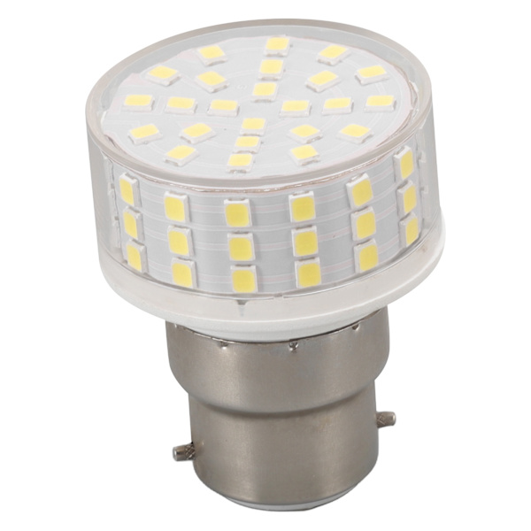 B22 LED Majslampe ABS 10W 1000LM Flimmerfri Energibesparende Lys til Loftbordskab AC 85‑265V Hvidt Lys