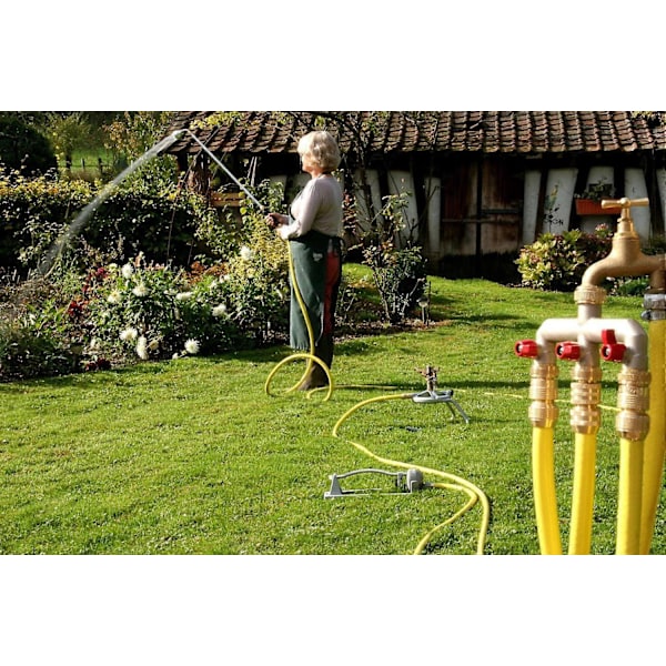 Automatisk sprinklerkobling 3 kugler til slange 15