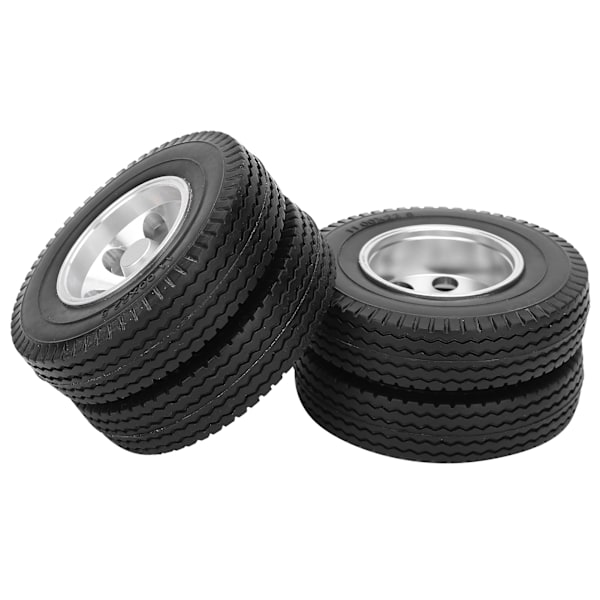 2 st RC-släpvagnsbakhjul Däck för Tamiya 1/14 Traktor Lastbil RC Klättrare Släpvagnsdelar