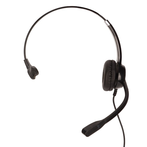 Call Center Headset Enkelt Øre Støydempende Justerbart Ergonomisk Business Headset med Mikrofon