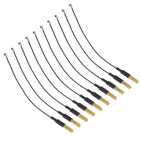 10 STK semi-innebygd fjærantenne 433470MHZ IPEX-grensesnitt rent kobber RG1.13 for LoRa-modul