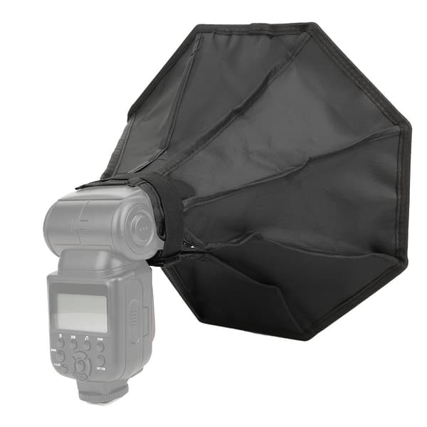 Kompakt 30 cm åttkantig softbox för närbildsfotografering och belysning