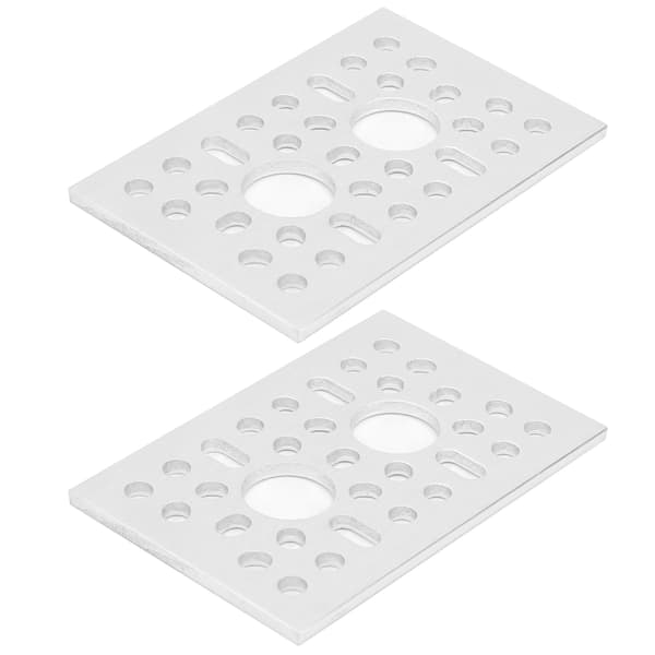 2 st Aluminium Grid Plate Vägg Mesh Panel Display Industriell Kontrollkomponent 3123‑0048‑0072