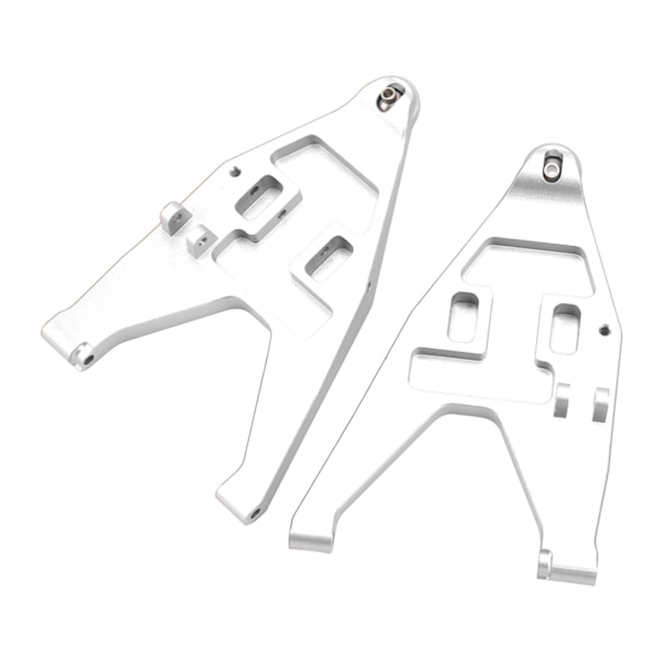 2 st framre nedre upphängningsarm dragstång länk CNC-bearbetning RC Retrofit uppgraderingsdelar för TRAXXAS UDR 1/7 RC bil silver