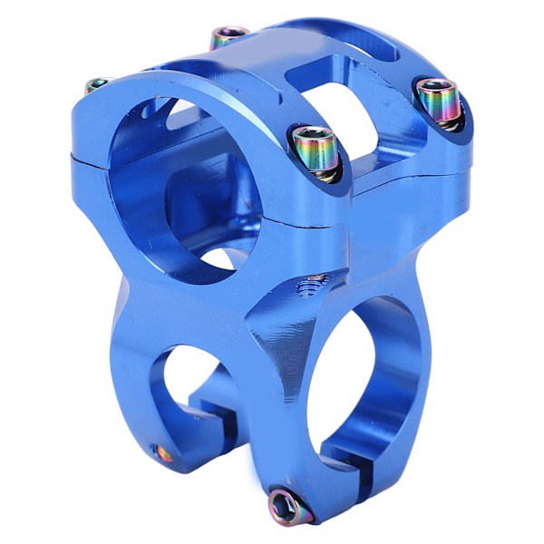 LeBycle Sykkelstyre Stem 31.8mm Kort Hul Fjellsykkel Speed Drop Stem CNC Aluminium AlloyBlå