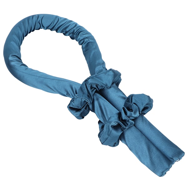 No Heat Curling Rod Curling Foam Hårrulle DIY Sove Heatless Hårkrøllere Hårkrølleverktøy Mørkeblått