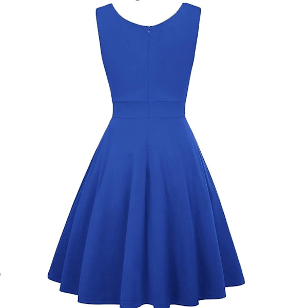 Retro Rockabilly Damklänningar L silvery