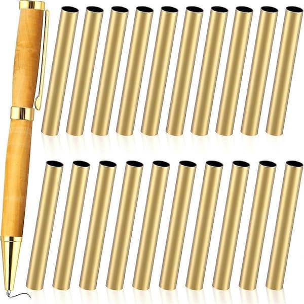 50 Stykker 7 mm Smalt Pennerør Erstatningstilbehør 2-1/32 Tommer Langt Smalt Erstatningsrør As Shown
