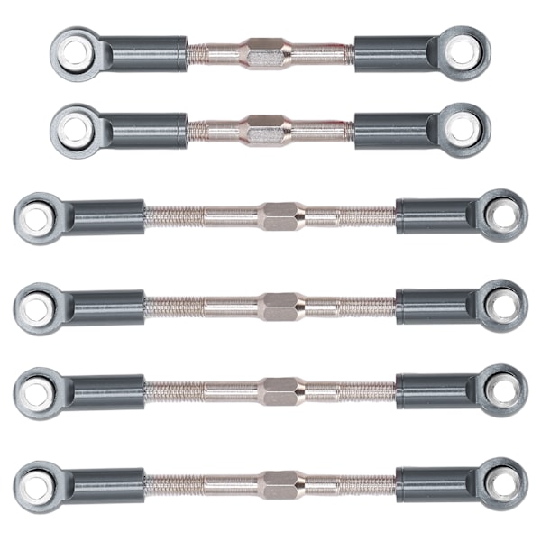 RC Metalltrekkstang Servo Lenke Linkages Tie Rod for WLtoys 144001 124018 124019 1/14 RC BilTitanium