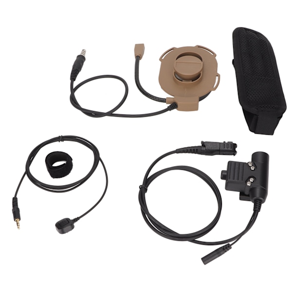 Helmet Headset Unilateral Motorcycle Earpiece with U94 PTT Finger Mic for MOTOROLA XiR P6600 P6620 DP2400 MTP3250