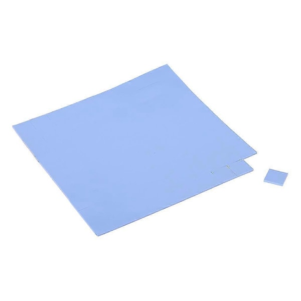 100st 100x100x1mm Värmeplatta, CPU GPU Mjuka Värmeledande Silikonplattor