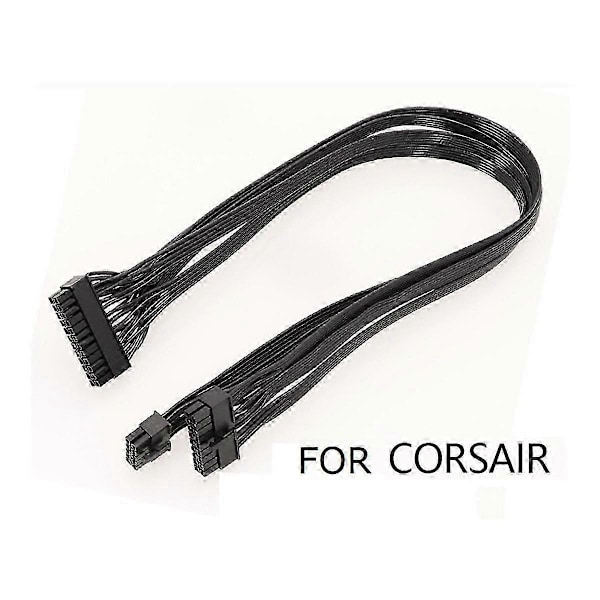 18+10-Pin til 24-Pin ATX Strømforsyningskabel, Modulært PSU Strømkabel kompatibelt med RMx Serien RM1000X/RM850X/RM750X/RM650X